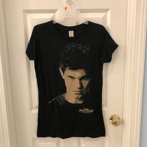 Twilight New Moon Black T-Shirt With Jacob